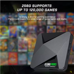 G36 Pro Retro Video Game Console | 120,000+ Games | PS1/GBA/MD/CPS Support with Gamepad | Super Console Gift for Kids & Families