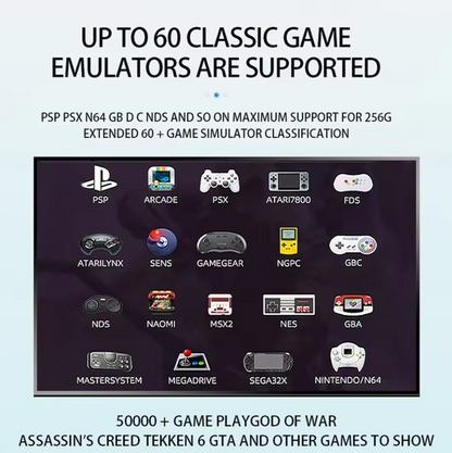 G36 Pro Retro Video Game Console | 120,000+ Games | PS1/GBA/MD/CPS Support with Gamepad | Super Console Gift for Kids & Families