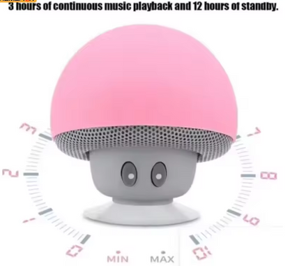 High-Quality Wireless Bluetooth Speaker – 30ft Range, Subwoofer, Suction Cup, Perfect for Phone, Cycling, Picnic & Outdoor Use