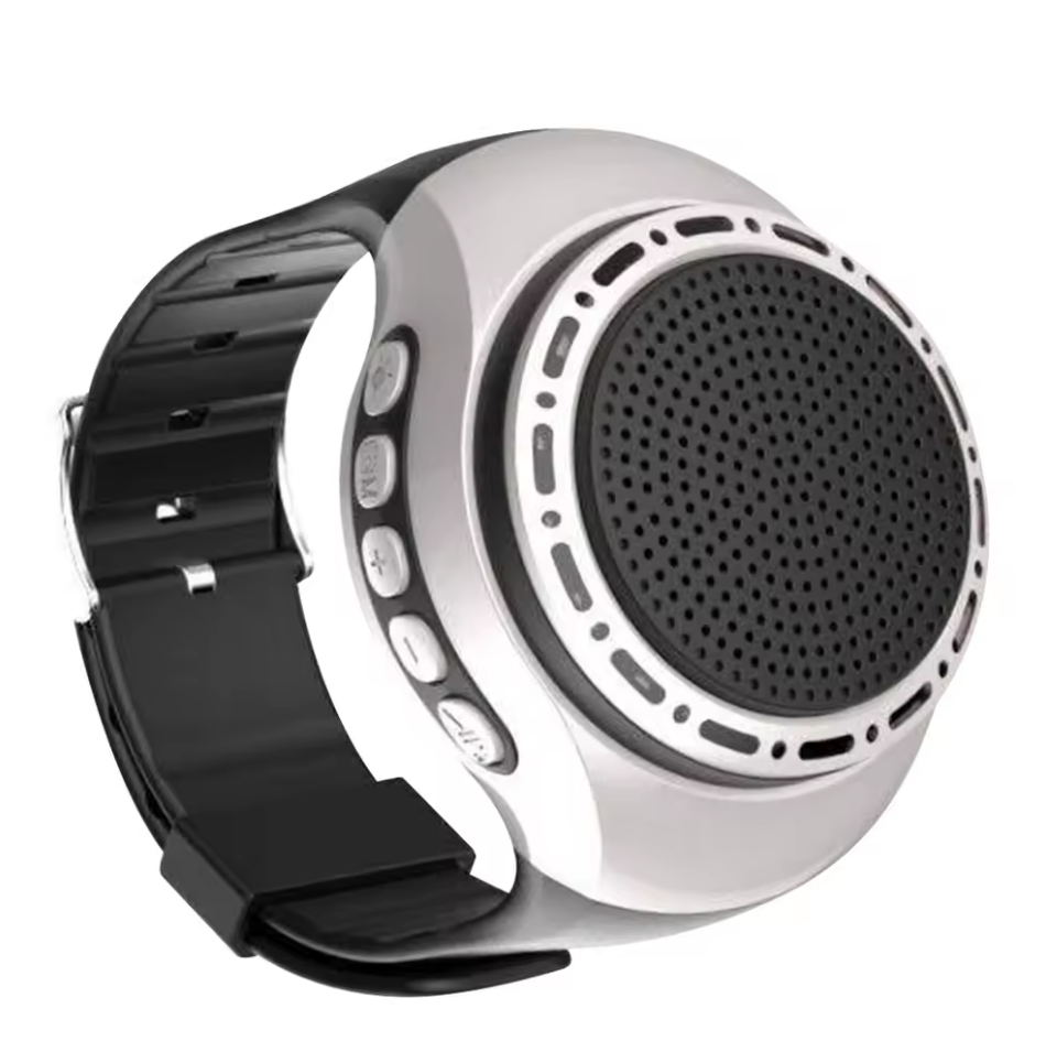Wrist Watch Bluetooth Speaker – Portable FM Radio, Mini Wireless Subwoofer for Sports & Outdoor