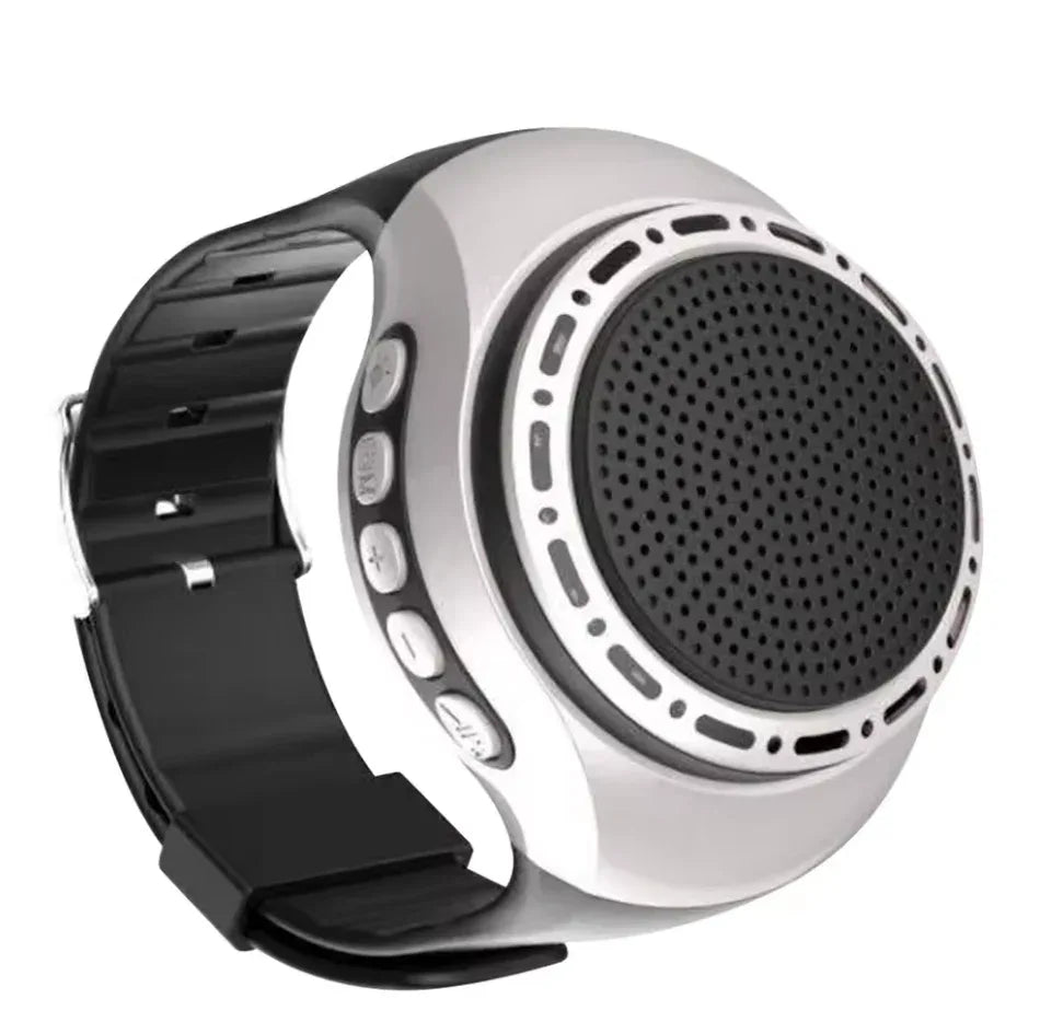 Wrist Watch Bluetooth Speaker - Portable Mini Wireless Subwoofer & FM Radio for Sports & Outdoors - ZeeTec Store