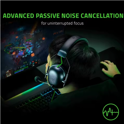 Razer BlackShark V2 X Wired Gaming Headset 7.1 Surround Noise Cancel Mic