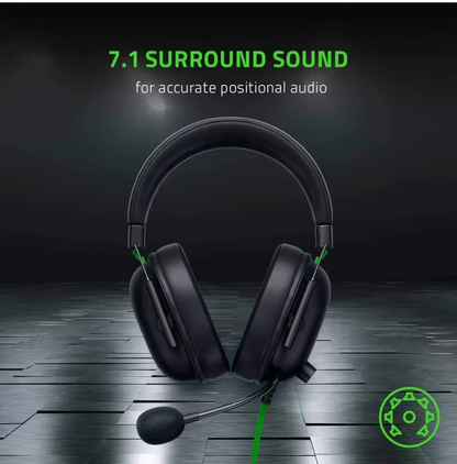 Razer BlackShark V2 X Wired Gaming Headset 7.1 Surround Noise Cancel Mic