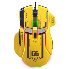 Attack Shark G6 Tri-Mode Wireless Wired Gaming Mouse RGB 4000DPI Silent for PC M