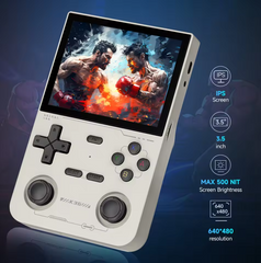 3.5” Handheld Game Console 64GB IPS Screen Retro Games Built-In Portable