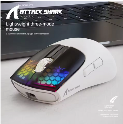 Attack Shark X5 Wireless/Wired Gaming Mouse | Ultra Lightweight, Dual Mode