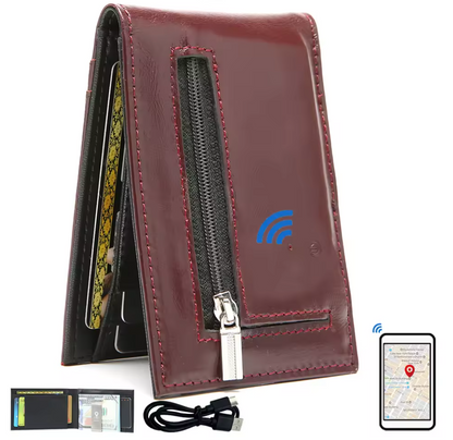 Bluetooth Smart Wallet Finds Phone & Vice Versa | GPS |Anti-Lost, Camera Control