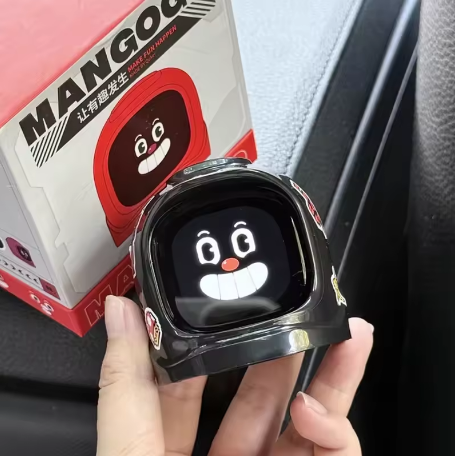Smart Cartoon Car Interior Accessories, Strong Magnetic Suction,1.83" IPS Screen,Smartly Sensor 16 Car Conditions,60+ Dynamic Facial Expressions Emojis,