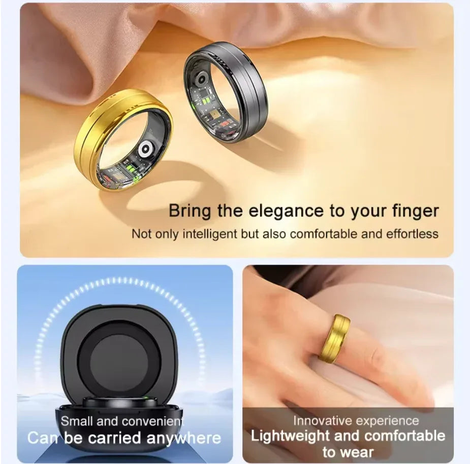 Smart Ring Health Monitoring with Free App and 7-Day Battery Life - ZeeTec Store