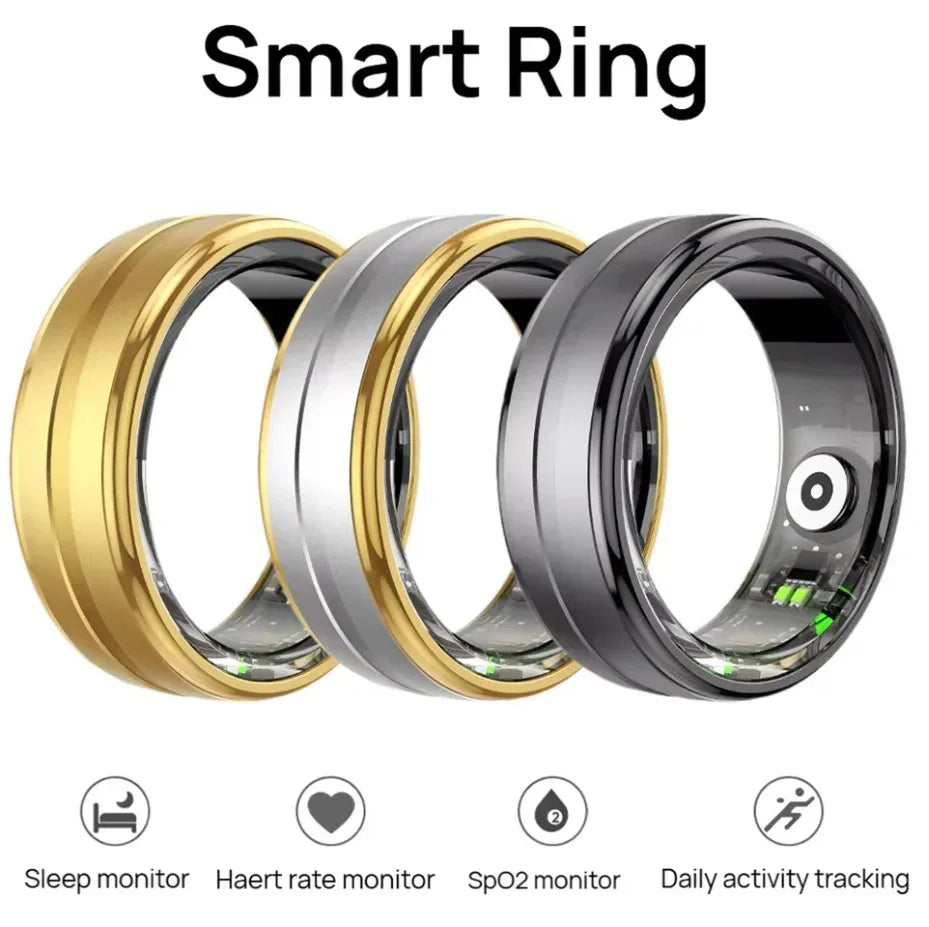 Smart Ring Health Monitoring with Free App and 7-Day Battery Life - ZeeTec Store