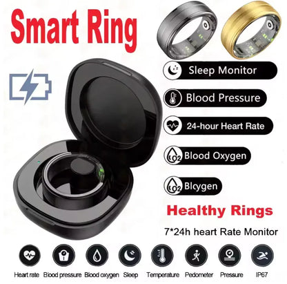 Smart Ring Health Monitoring with Free App and 7-Day Battery Life - ZeeTec Store