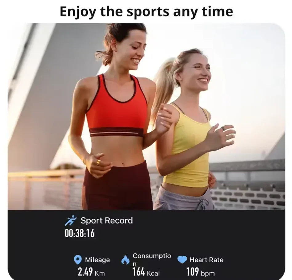 Smart Ring Health Monitoring with Free App and 7-Day Battery Life - ZeeTec Store
