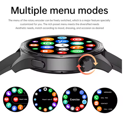 5G Style Smart Watch for Men & Women,1.53” HD screen with 128GB storage,SIM card|Smart Features|WiFi download|learning apps|social entertainment functions|Health Monitoring|NFC Function|Magnetic Charging,Battery up to 7 days, Compatible with IOS & Android