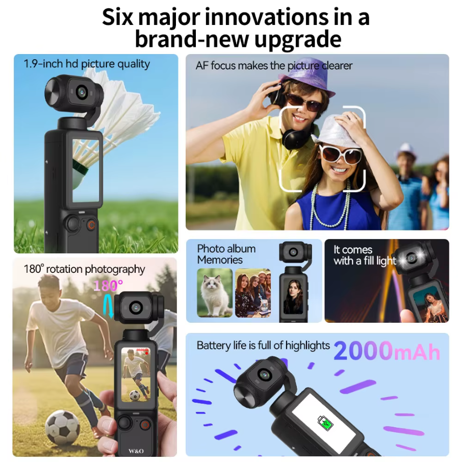 Pocket sports camera