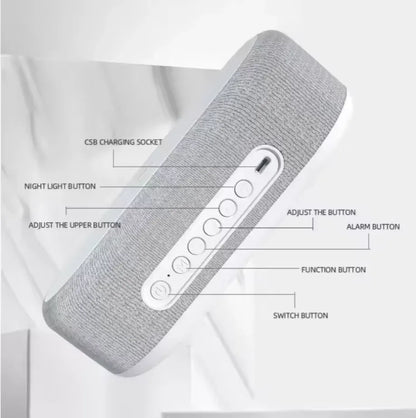 Bluetooth Wireless Charger with Speaker, Clock, and Alarm Function - The Ultimate Bluetooth Wireless Charger Speaker - ZeeTec Store