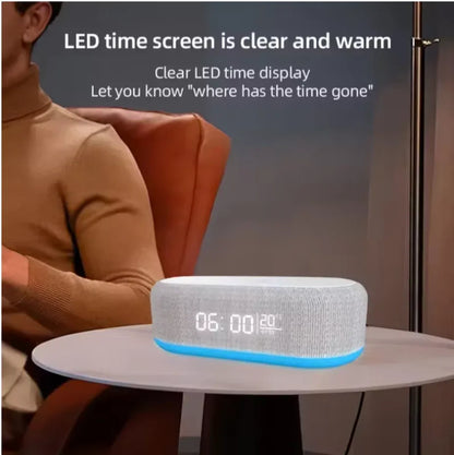 Bluetooth Wireless Charger with Speaker, Clock, and Alarm Function - The Ultimate Bluetooth Wireless Charger Speaker - ZeeTec Store