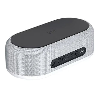 Bluetooth Wireless Charger with Speaker, Clock, and Alarm Function - The Ultimate Bluetooth Wireless Charger Speaker - ZeeTec Store