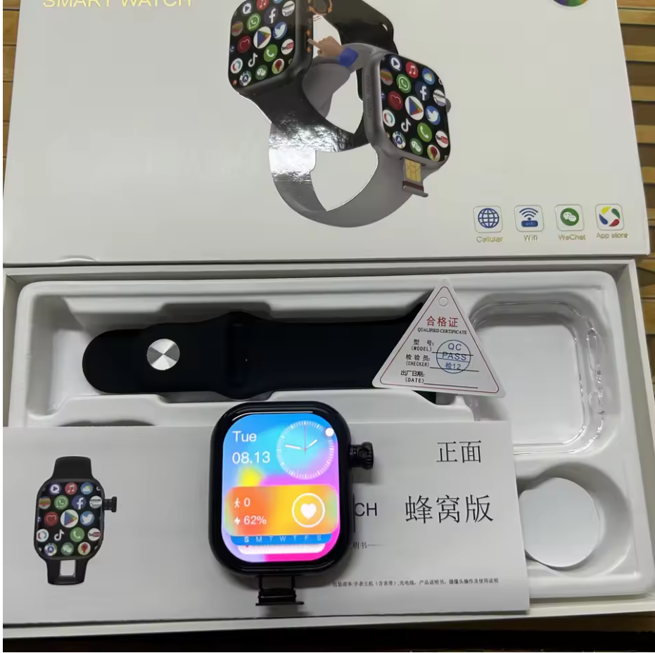 ZeeTec Smart Watch 2” with SIM Card - Built-in Camera & Smart Features