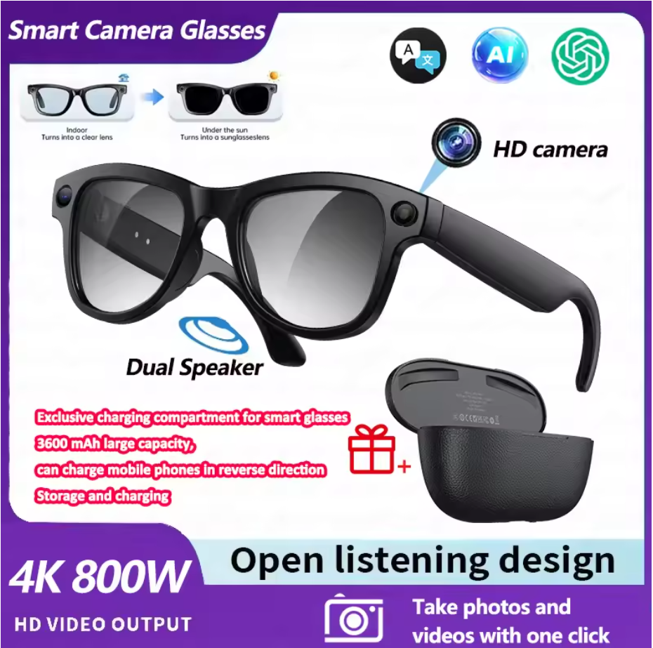 Ultra Smart Glasses with AI Translation Smart Glasses for Effortless Communication