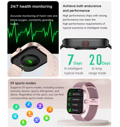 Smart Health Watch - Stay Fit and Connected with Advanced Features