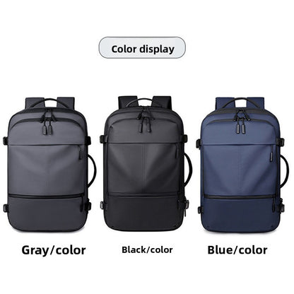 Men's Business Commuter Backpack Expandable Laptop Bag