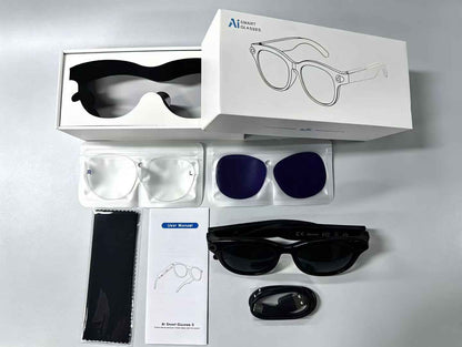 Smart Camera Glasses with AI Translation