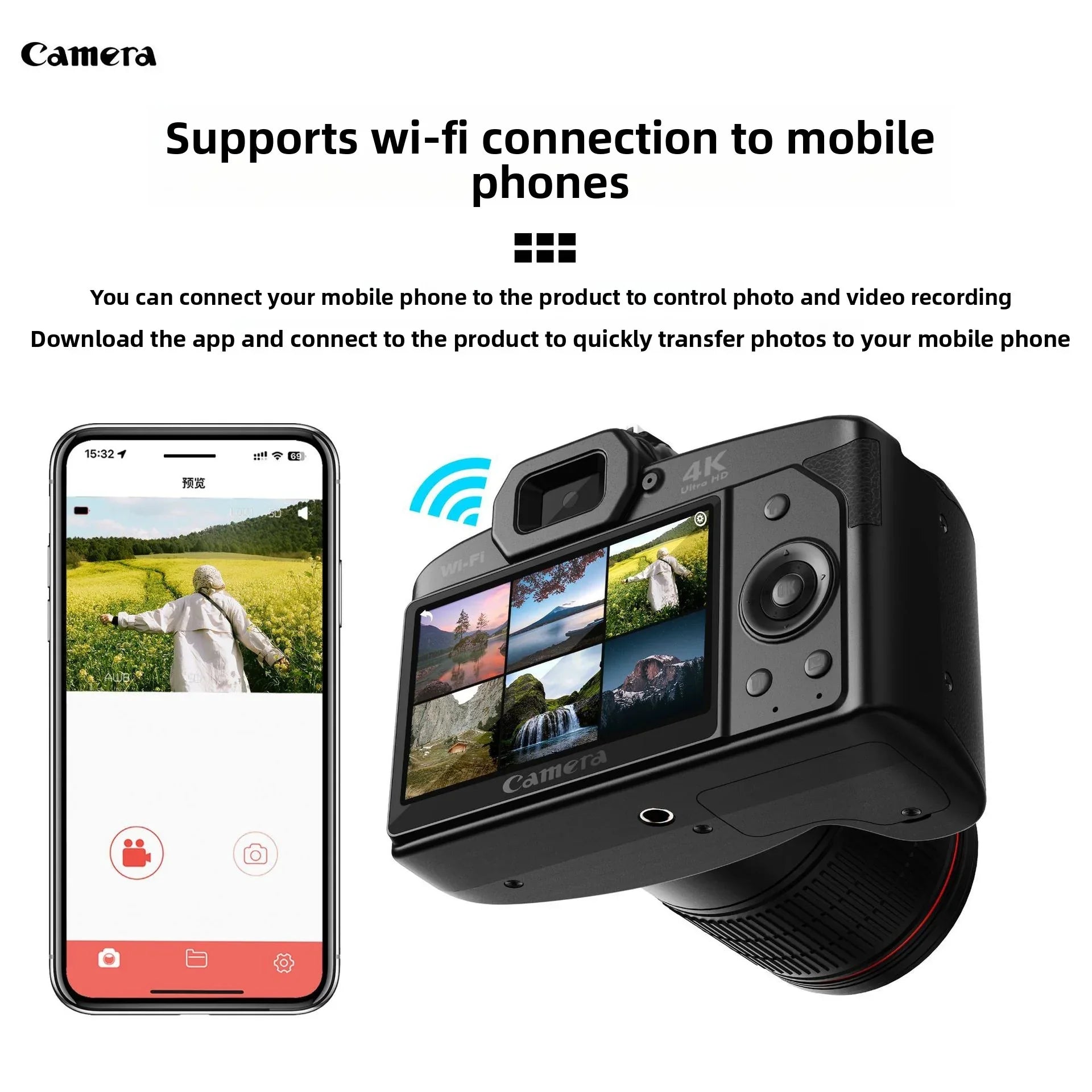 Professional Digital Camera for Stunning Photography and Videography - ZeeTec Store