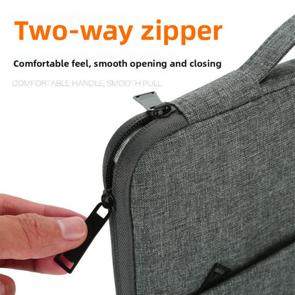 Water-Repellent Shock-Proof Laptop Bag with Velvet Liner