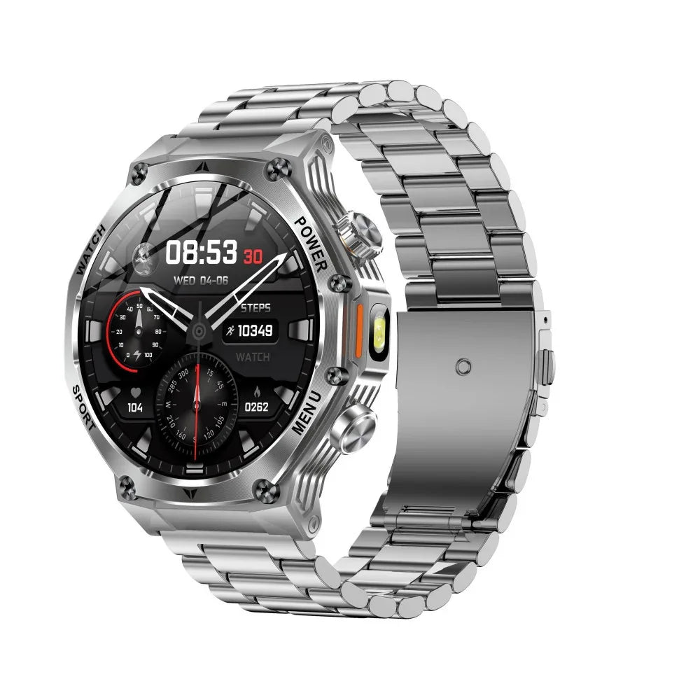 Bluetooth Smart Watch with Fitness Tracking, 1.8” HD Display, Dual Straps, Heart Rate Monitoring, Waterproof, Bluetooth Calling, Up to 7 Days Battery - ZeeTec Store