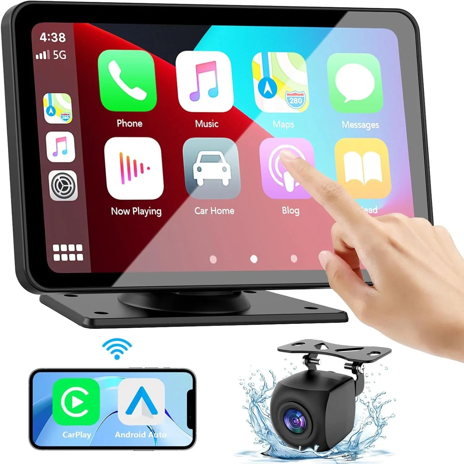 Wireless Carplay Screen - Upgrade Your Drive with a Wireless Carplay Display - ZeeTec Store
