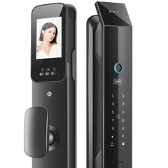 Smart Door Lock, 3D Face Recognition, Multiple Unlock Methods, WiFi Remote Control, Durable Construction