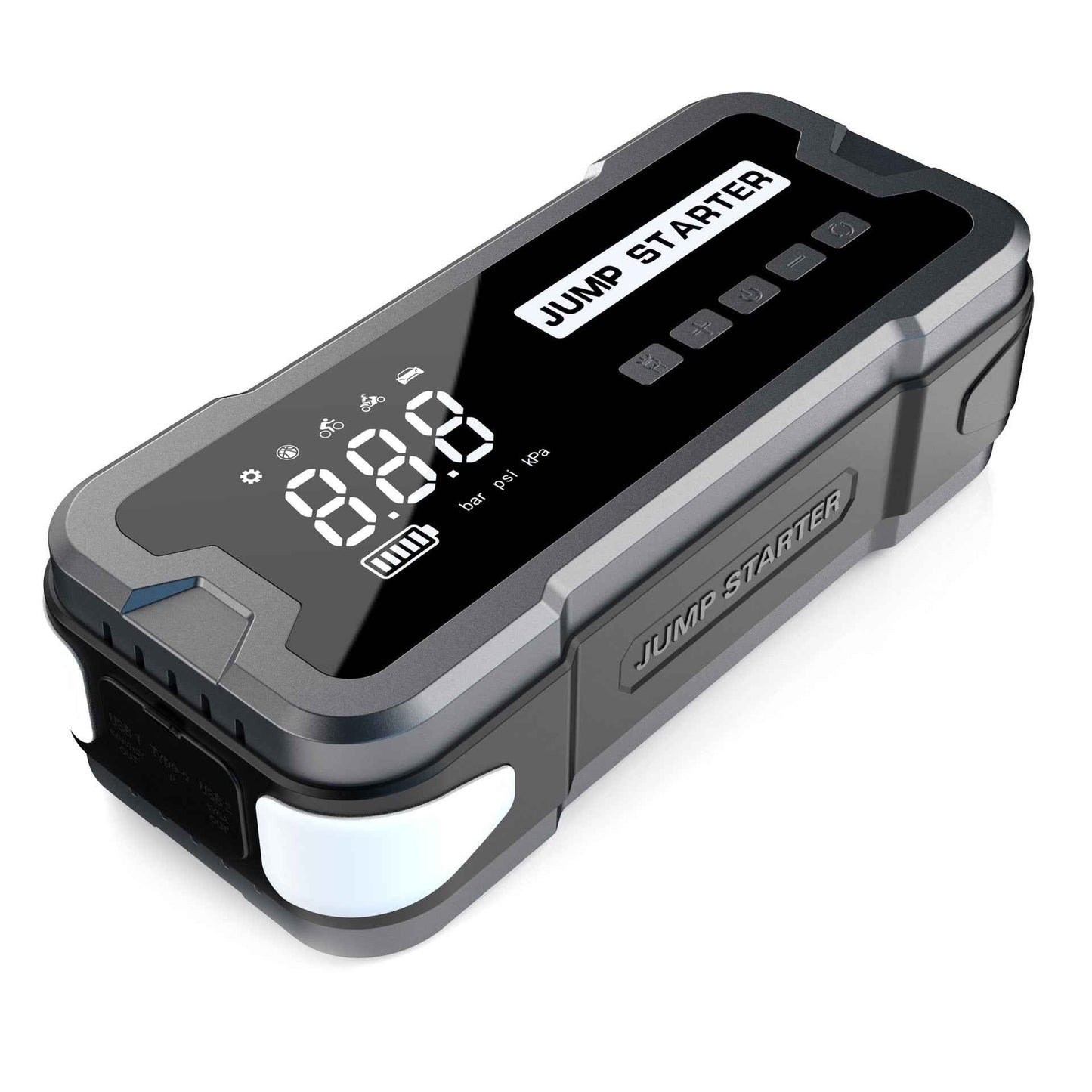 Car Emergency Starting Power Supply  Style Large-Capacity Car Air Pump Starts in One Second and Can Be Silk-Screened