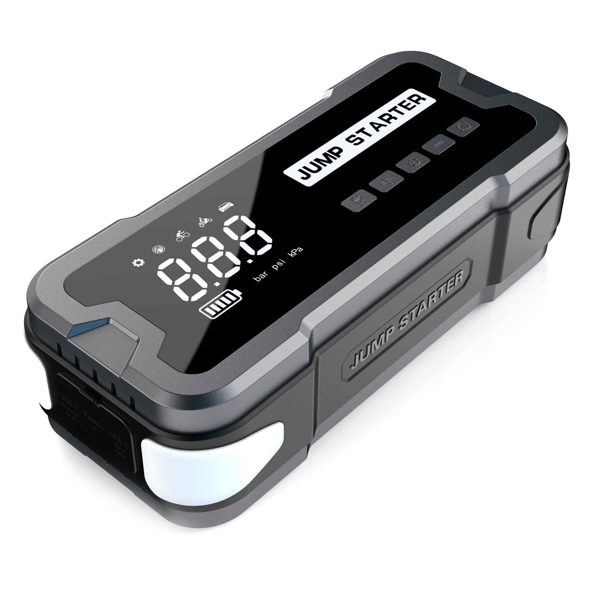 Car Emergency Starting Power Supply  Style Large-Capacity Car Air Pump Starts in One Second and Can Be Silk-Screened