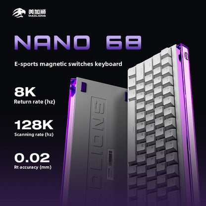 Madlions magnetic switch gaming keyboard 8k