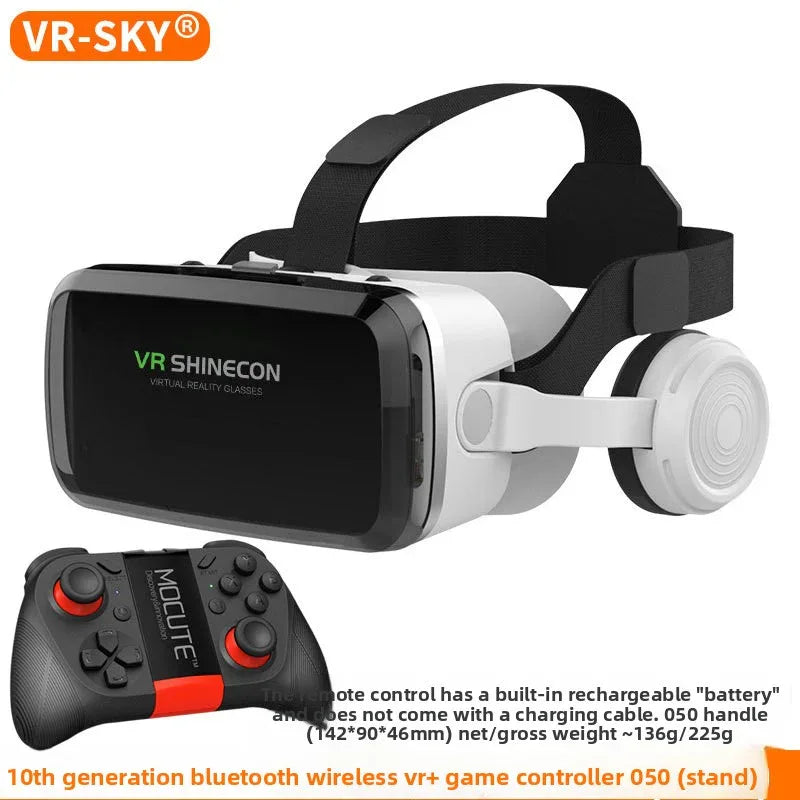 Wireless Bluetooth VR Headset G04BS - 3D Virtual Reality Game Helmet - ZeeTec Store