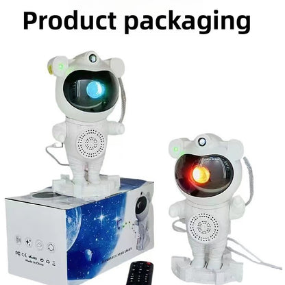Astronaut Bluetooth Speaker with Star Projection