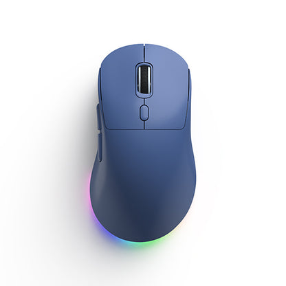 Dual Mode Wireless Gaming Mouse with RGB Lighting High Precision
