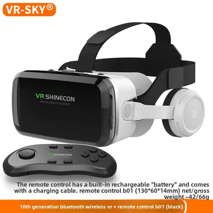 Wireless Bluetooth VR Headset G04BS - 3D Virtual Reality Game Helmet - ZeeTec Store