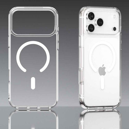 Magnetic Transparent Phone Case with AI Camera Button
