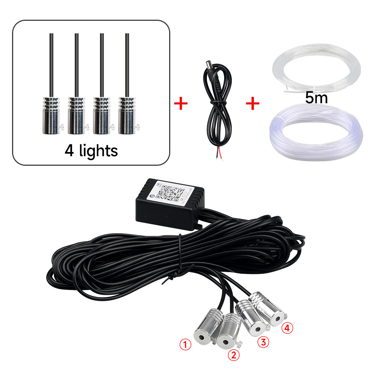 Car LED Ambient Light RGB