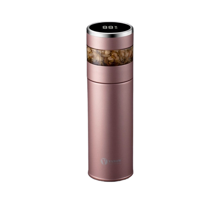 Smart Temperature Display Vacuum Insulated Cup with Tea Strainer