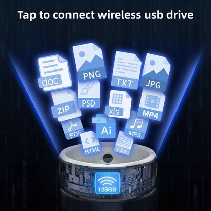 Smart Ring Health Card Mobile Interaction