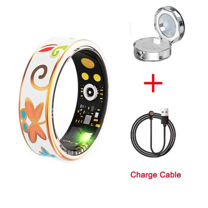 Smart Health Ring with Heart Rate Sleep Monitoring