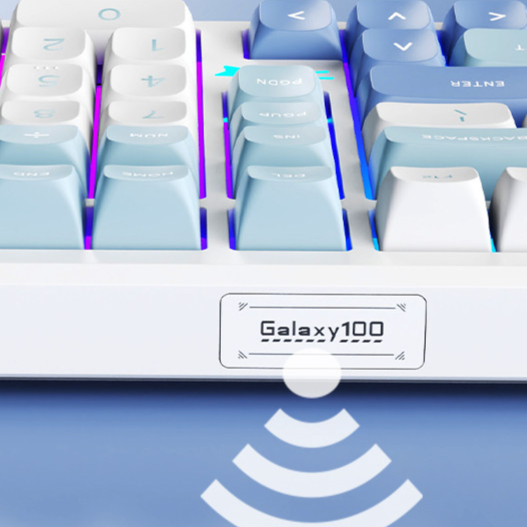 Epomaker Galaxy 100 Mechanical Keyboard Hot-swappable Switch 104 Keys