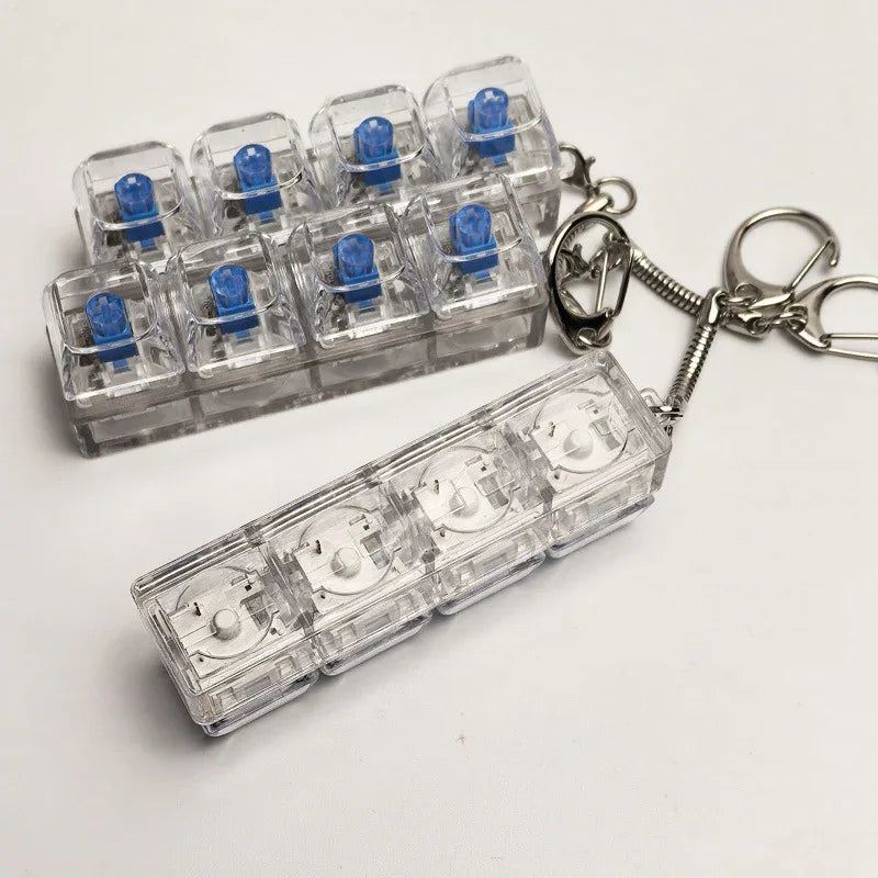 Keyboard Keychain Stress Relief Toy - Ultimate Keyboard Stress Relief Toy for Relaxation - ZeeTec Store