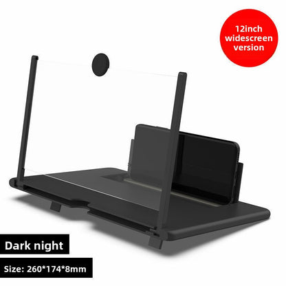 Portable Pull-Out Phone Screen Amplifier with Stand, Portable Design Compact pull-out structure, High-Definition Viewing 3-4x magnification with ultra-clear optical effects, Eye Protection Reduces glare and radiation from screens