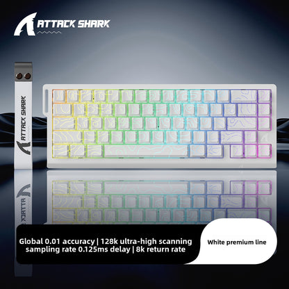 Attack Shark X68HE Pro Magnetic Axis RGB Gaming Mechanical Keyboard