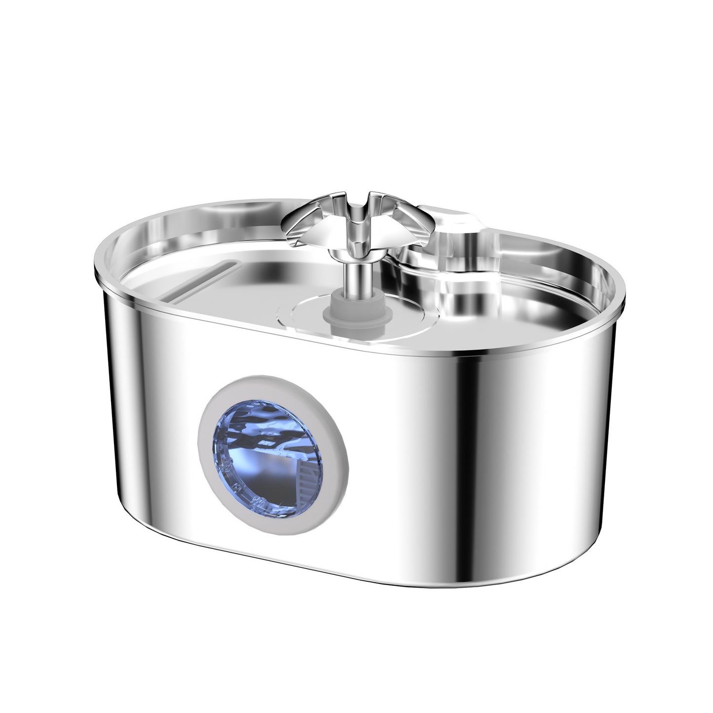 Stainless Steel Pet Water Dispenser with Filtration