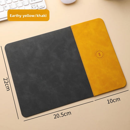 Wireless Charging Mouse Pad 15W Fast Charging PU Desk Mat