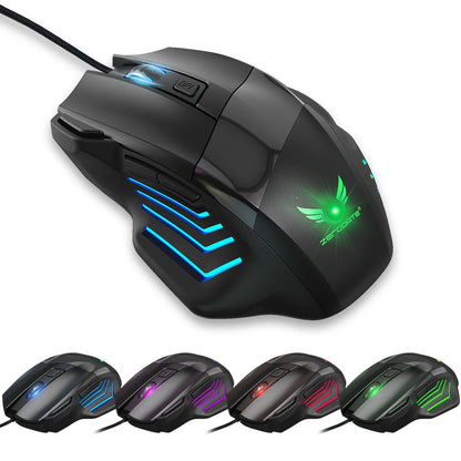 Gaming Mouse RGB Adjustable DPI for Ultimate Precision and Control - ZeeTec Store